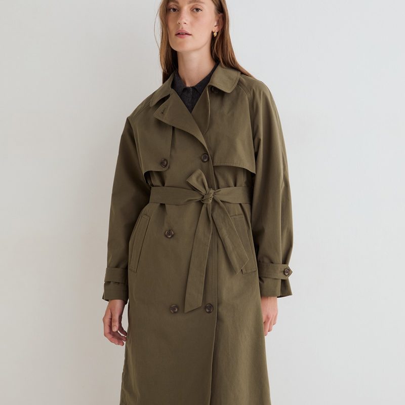 OI26 45624 Gabardina midi