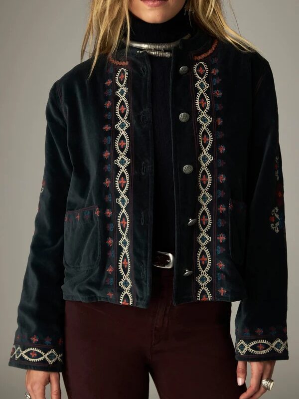 OI26 BRETON chaqueta terciopelo