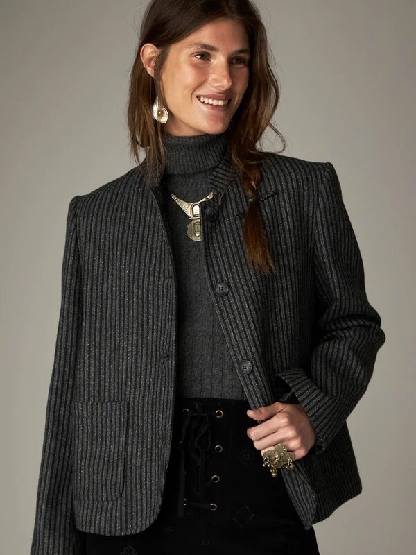 OI26 SALAO blazer rayas