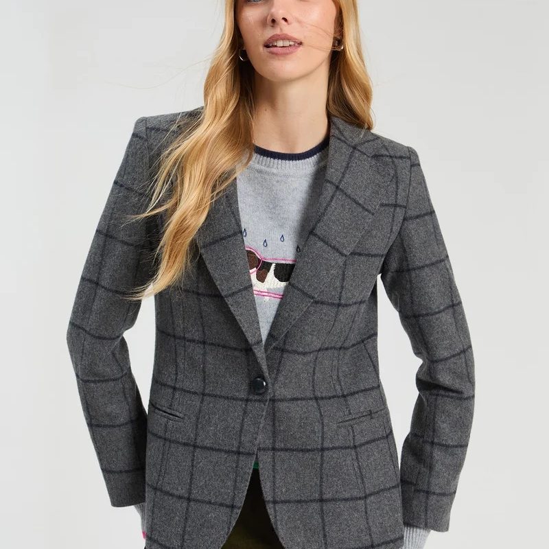 OI26 33930 HELEN blazer cuadros