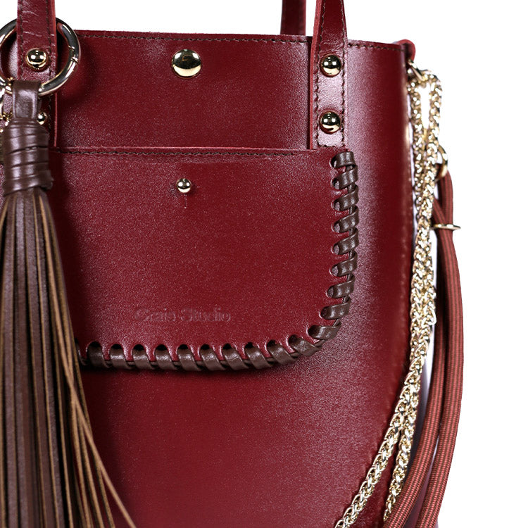 GRAND AME cherry BOLSO