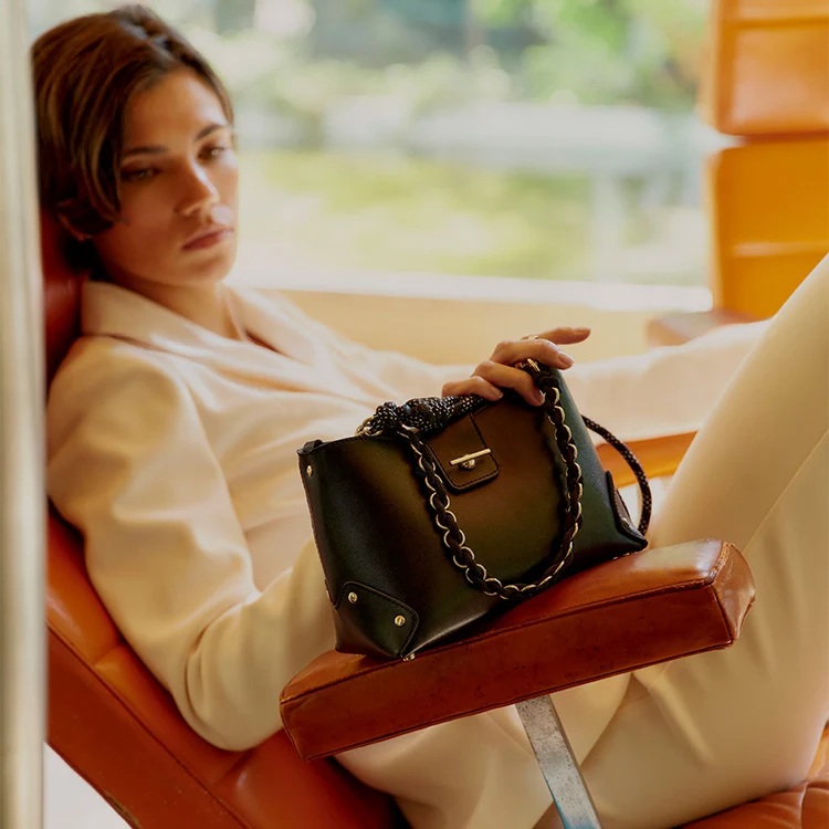 ORIGAMI bolso piel